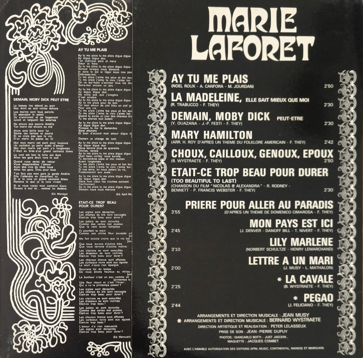 MARIE LAFORET - Ay Tu Me Plais