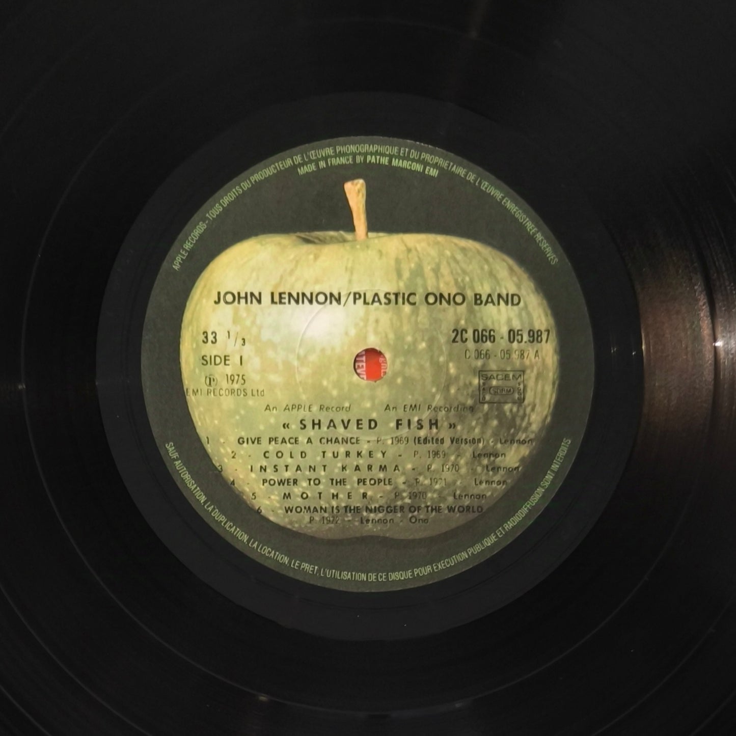 JOHN LENNON / PLASTIC ONO BAND - Shaved Fish