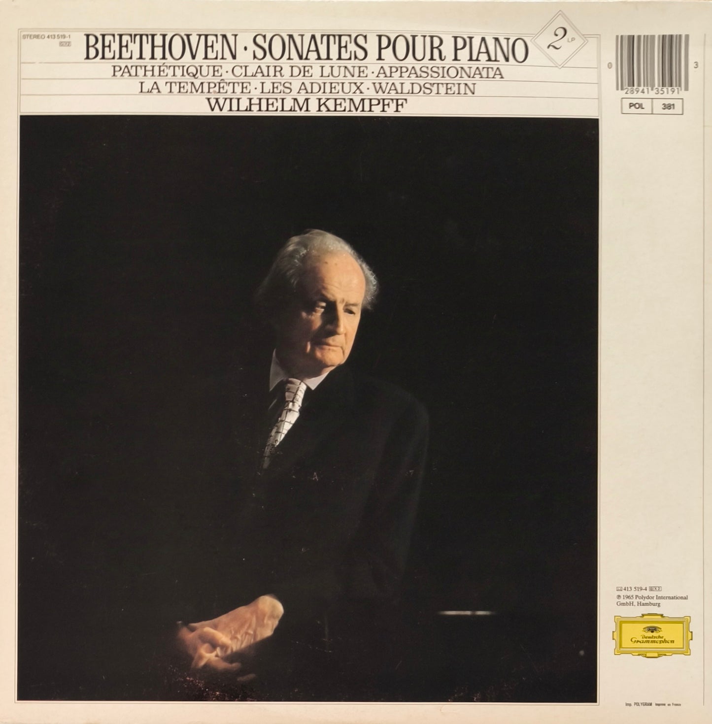 LUDWIG VAN BEETHOVEN, WILHELM KEMPFF - Piano Sonatas