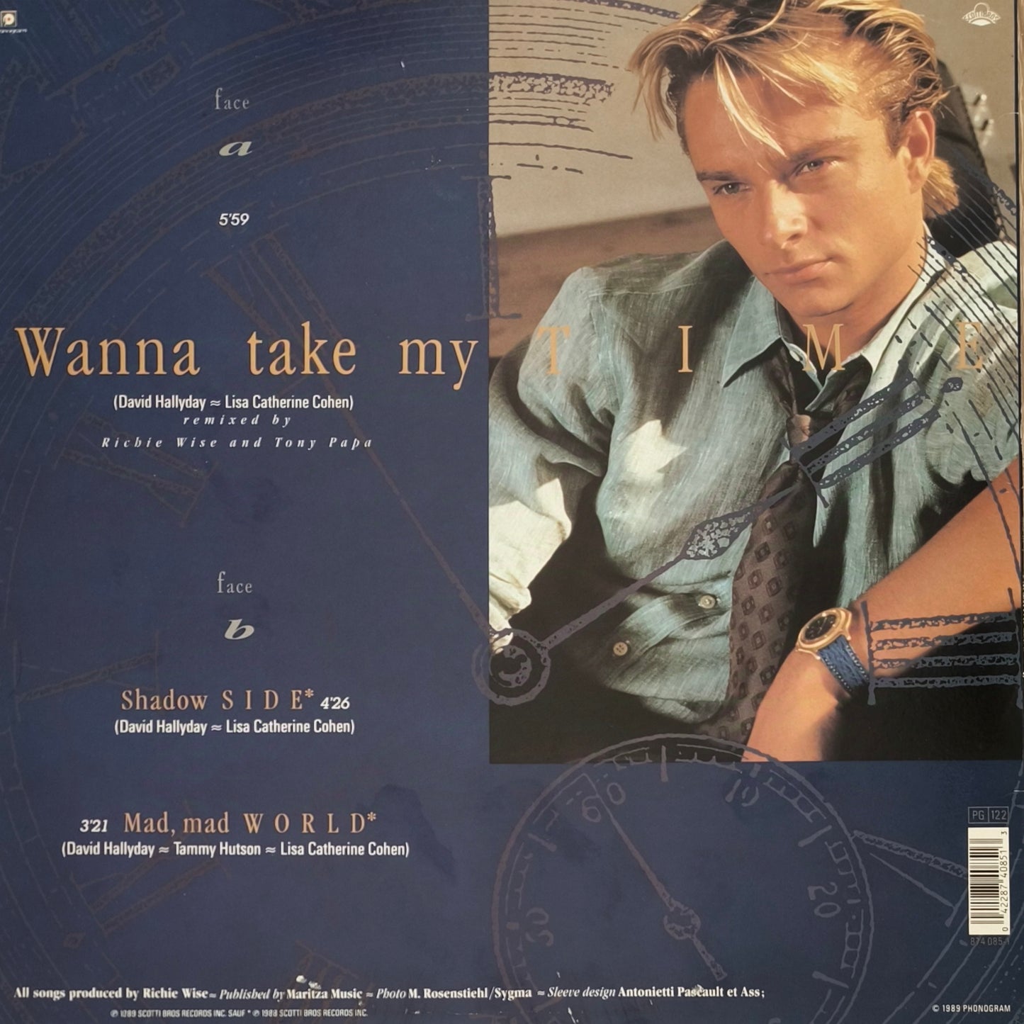 DAVID HALLYDAY - Wanna Take My Time