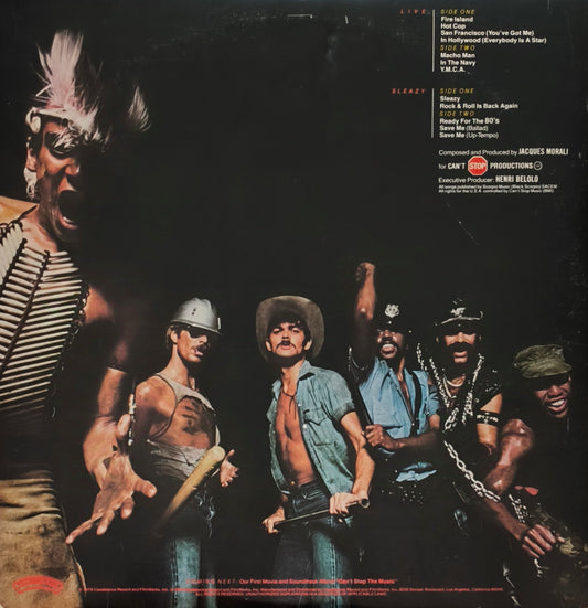 VILLAGE PEOPLE - Live And Sleazy (pressage US)