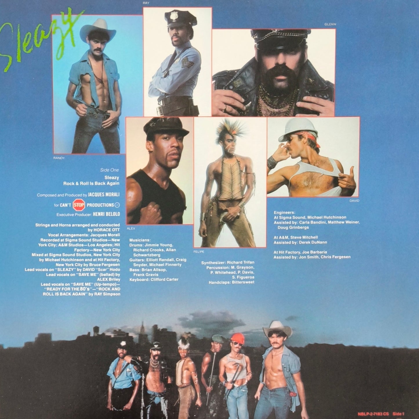 VILLAGE PEOPLE - Live And Sleazy (pressage US)