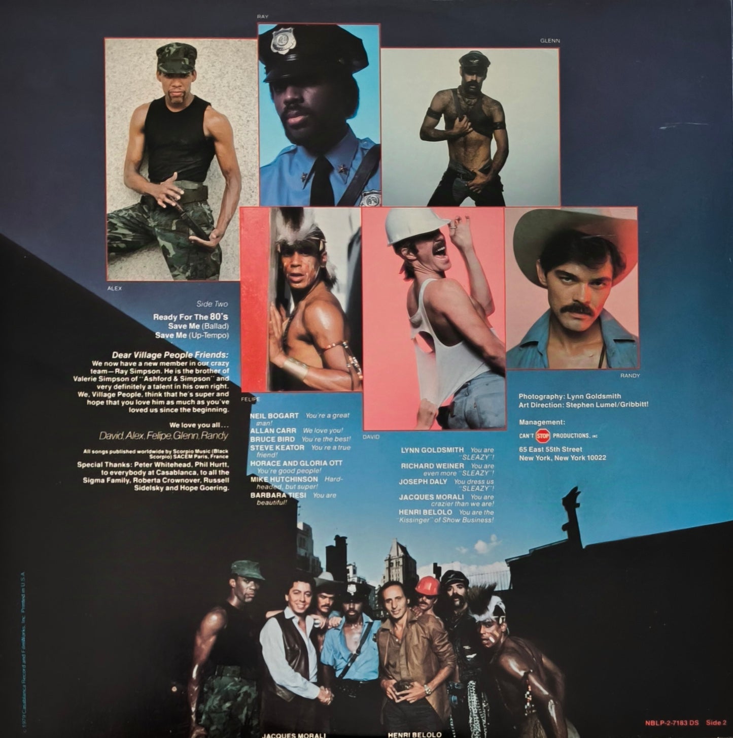 VILLAGE PEOPLE - Live And Sleazy (pressage US)