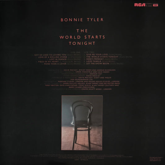 BONNIE TYLER - The World Starts Tonight