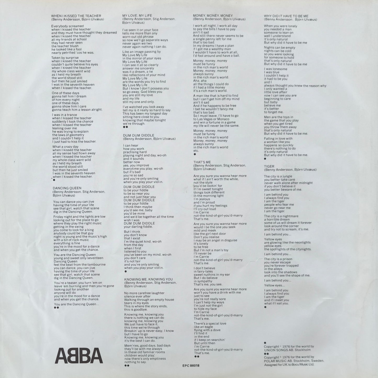 ABBA - Arrival (pressage UK)