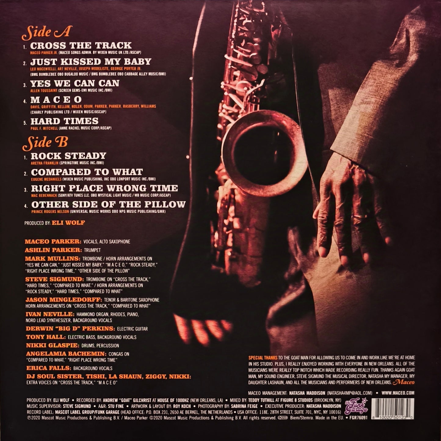 MACEO PARKER - Soul Food: Cooking With Maceo (vinyle couleur)