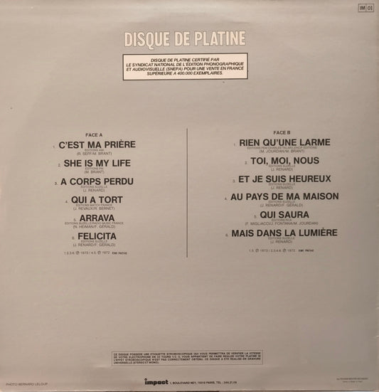 MIKE BRANT - Disque de Platine