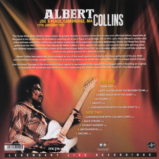 ALBERT COLLINS - Joe's Place - Cambridge, MA, 17th January 1973