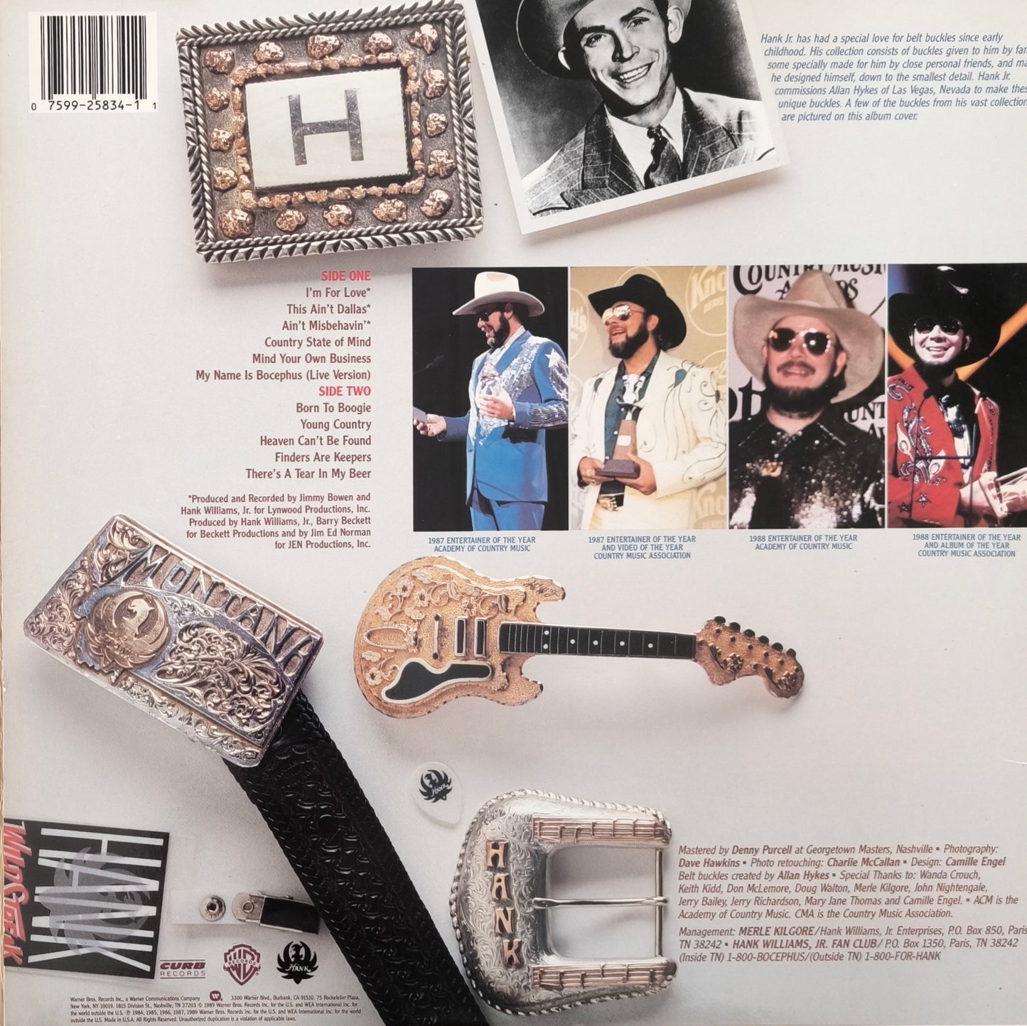 HANK WILLIAMS Jr - Greatest Hits III (pressage US)