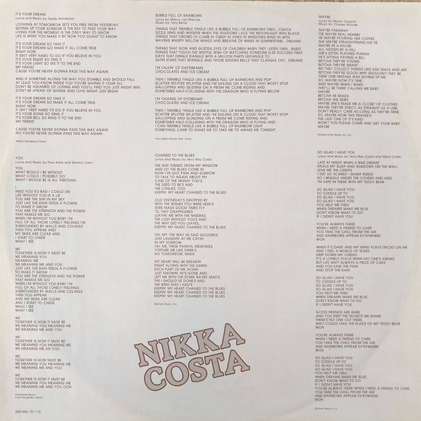 NIKKA COSTA - Nikka Costa