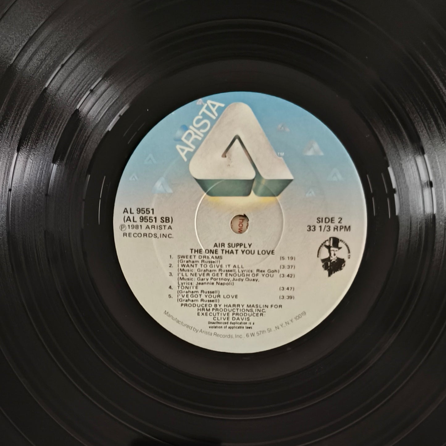 AIR SUPPLY - The One That You Love (pressage US)