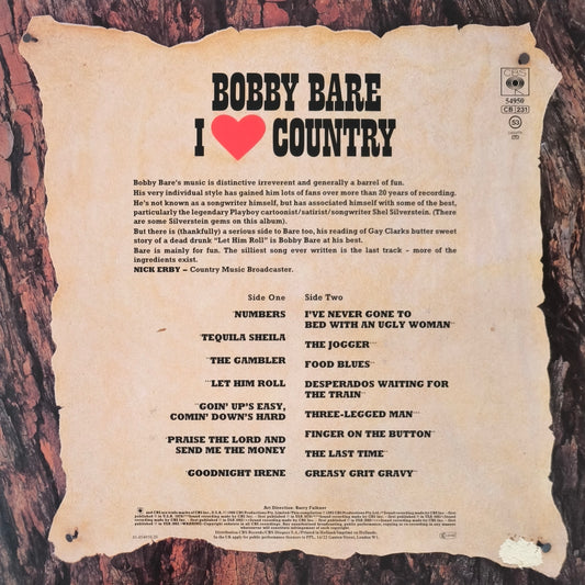 BOBBY BARE - I Love Country