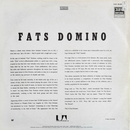 FATS DOMINO - Rock And Rollin' With Fats Domino