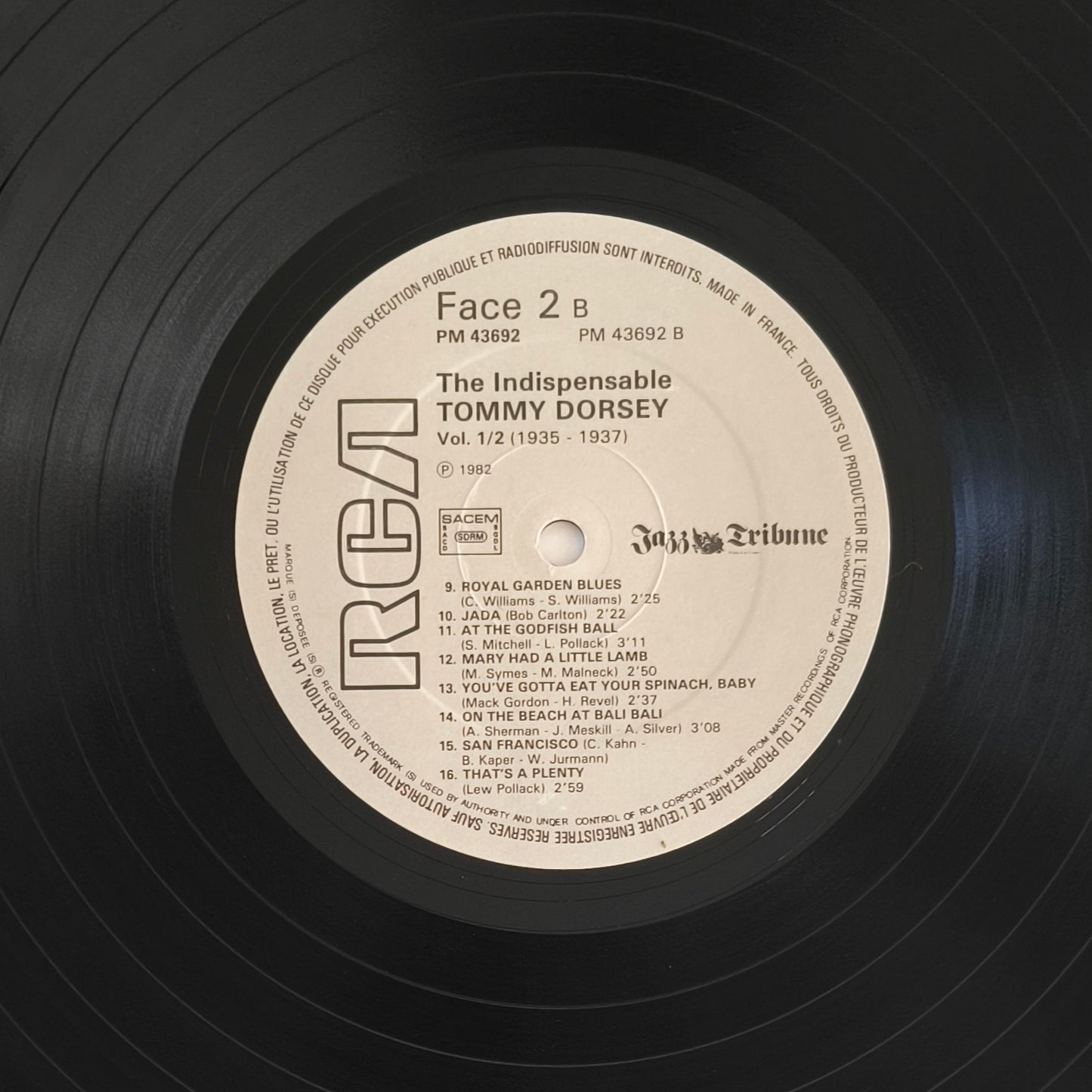 TOMMY DORSEY - The Indispensable Tommy Dorsey Volumes 1/2 (1935-1937)