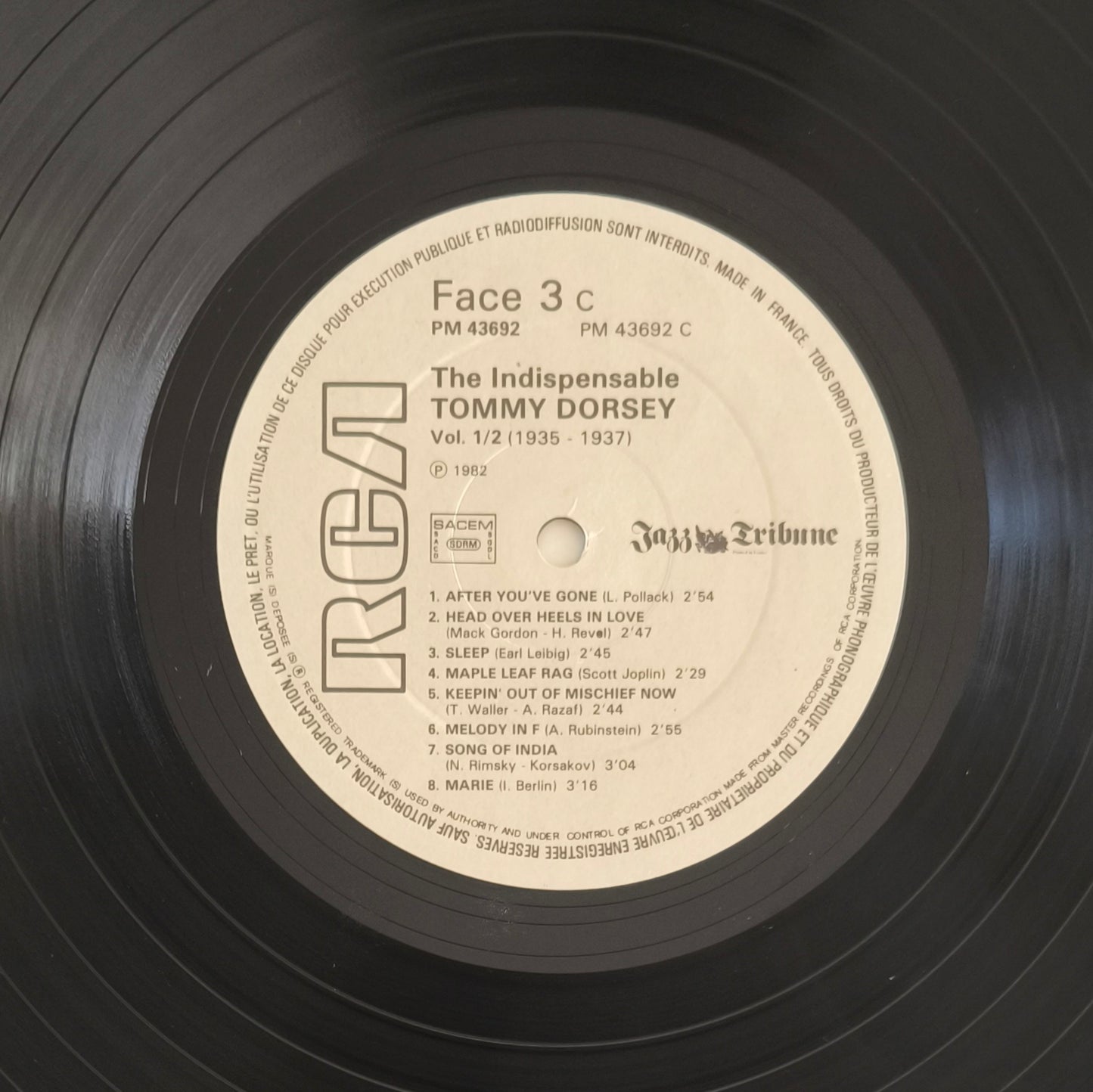 TOMMY DORSEY - The Indispensable Tommy Dorsey Volumes 1/2 (1935-1937)