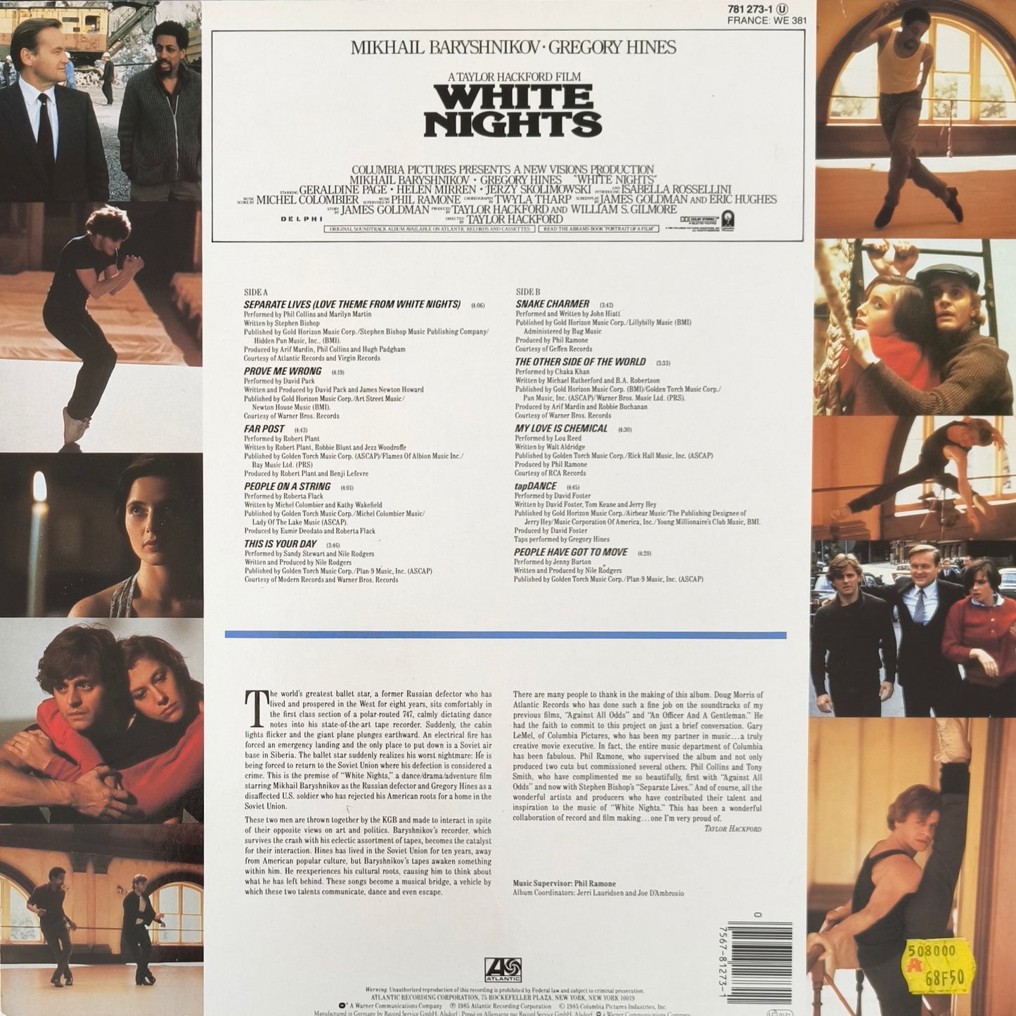 WHITE NIGHTS - Original Motion Picture Soundtrack