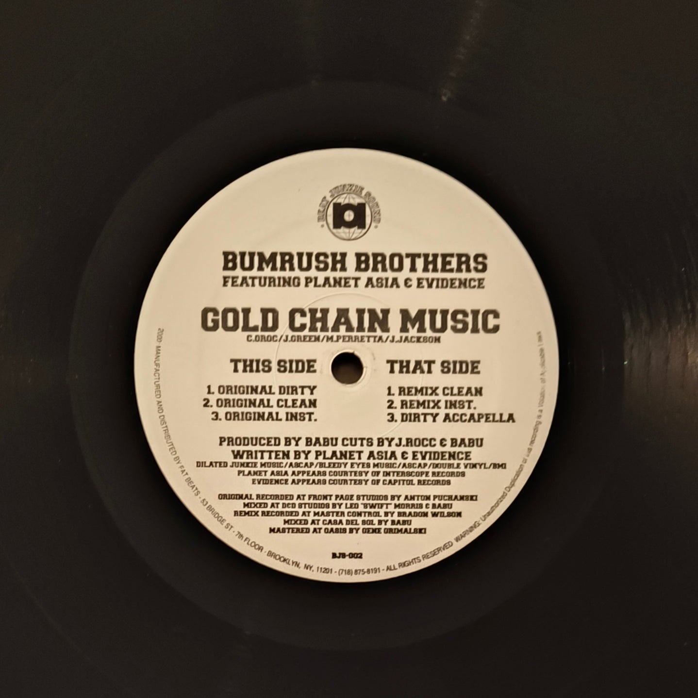 BUMRUSH BROS. - Gold Chain Music