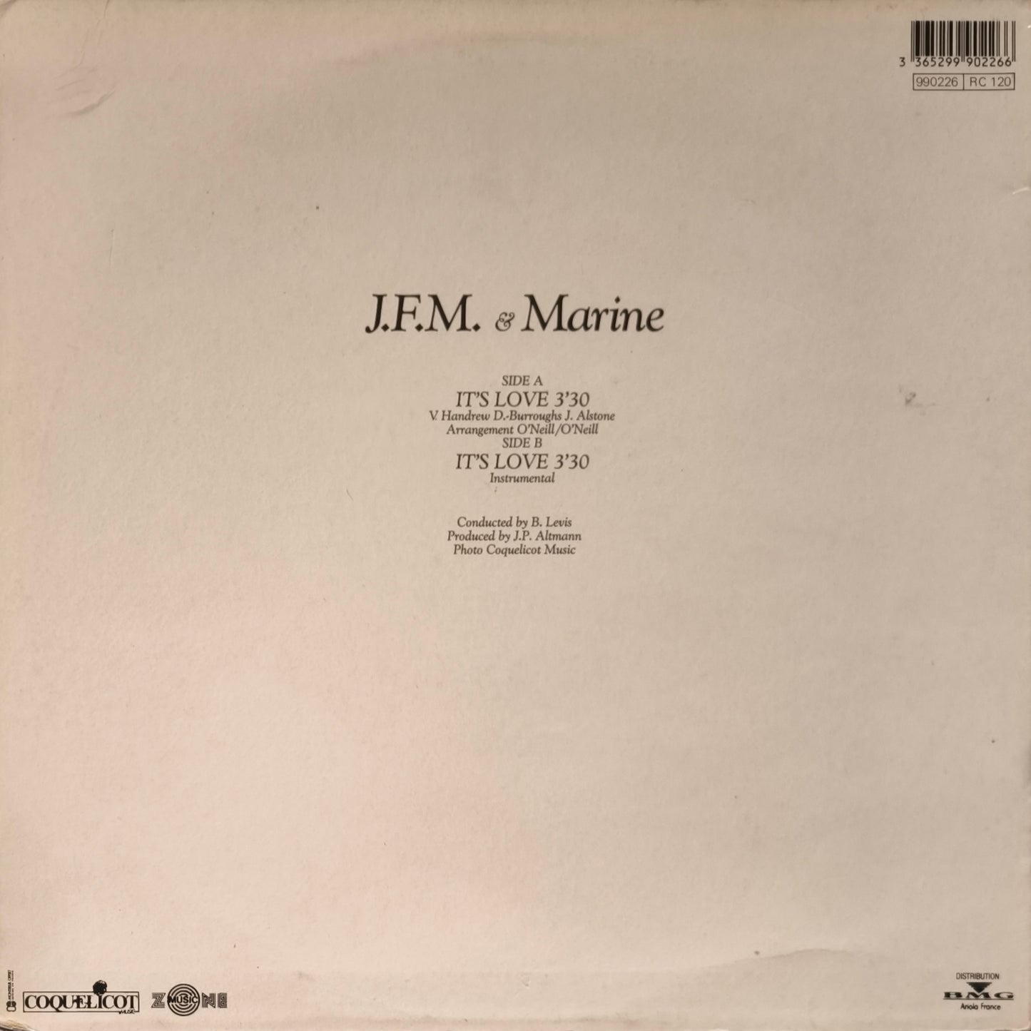 J.F.M & MARINE -  It's Love