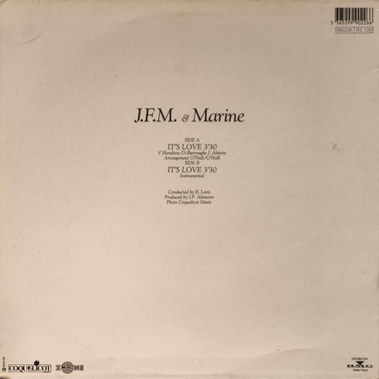 J.F.M & MARINE - It's Love