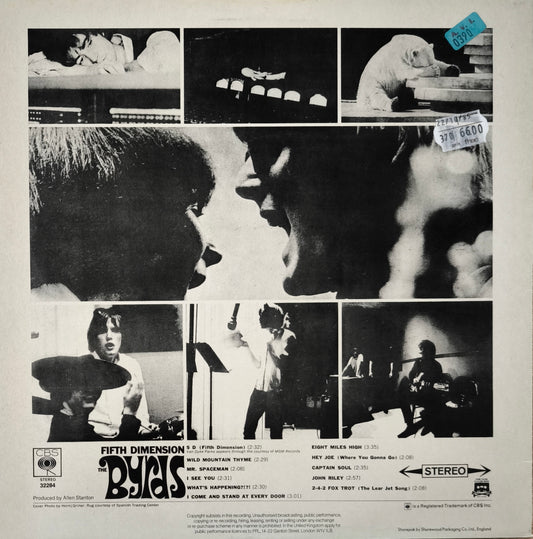 THE BYRDS - Fifth Dimension (pressage UK)