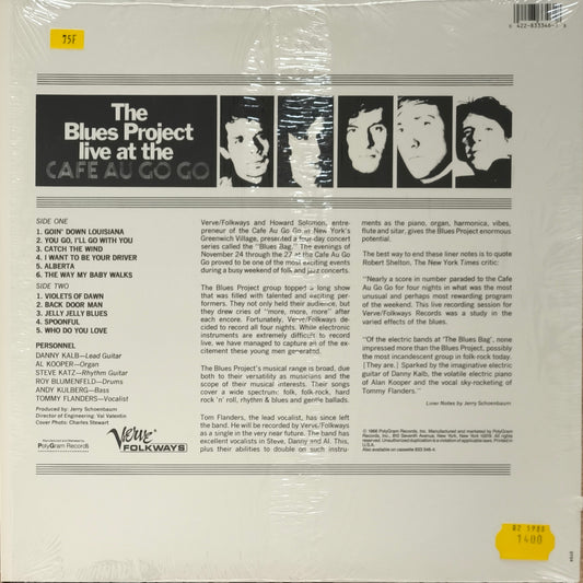 THE BLUES PROJECT - Live At The Cafe Au Go Go
