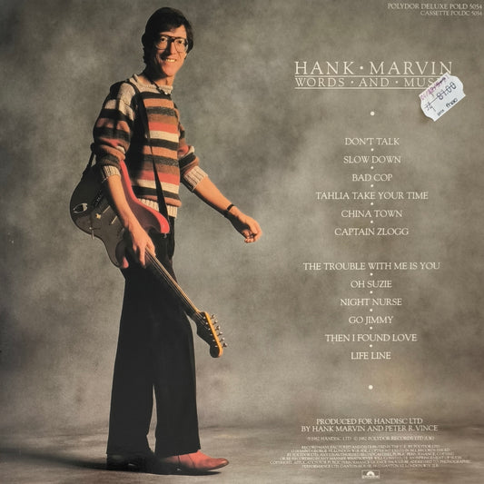 HANK MARVIN - Words And Music (pressage UK)
