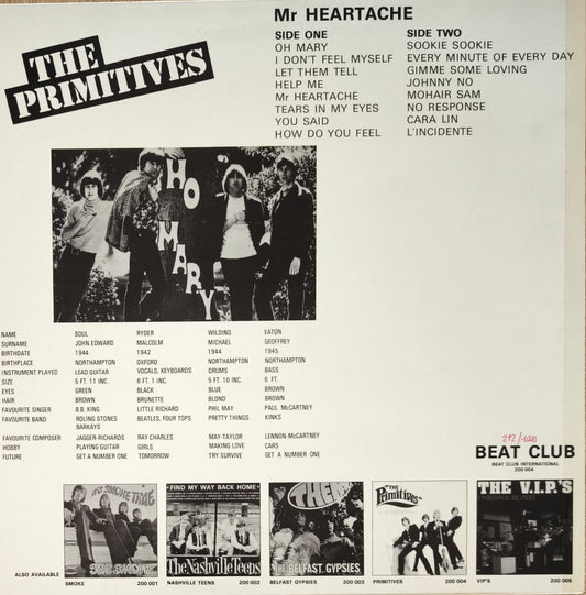 THE PRIMITIVES - Mr Heartache