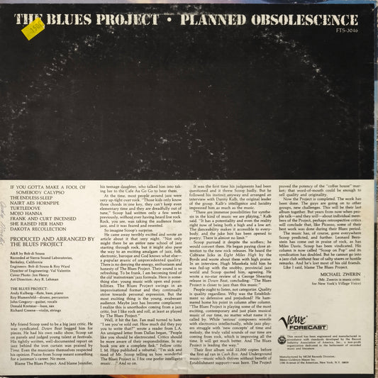 THE BLUES PROJECT - Planned Obsolescence (promo, pressage US)