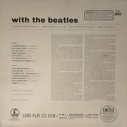THE BEATLES - With The Beatles (pressage UK)