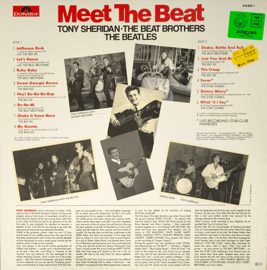 TONY SHERIDAN AND THE BEAT BROTHERS, THE BEATLES - Meet The Beat