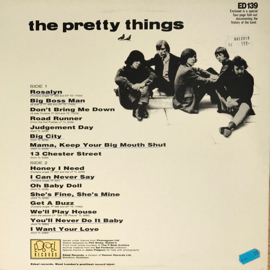 THE PRETTY THINGS - Let Me Hear The Choir Sing