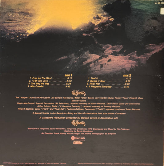 THE CRUSADERS - Free As The Wind