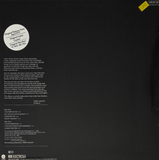 GRAND FUNK - Survival