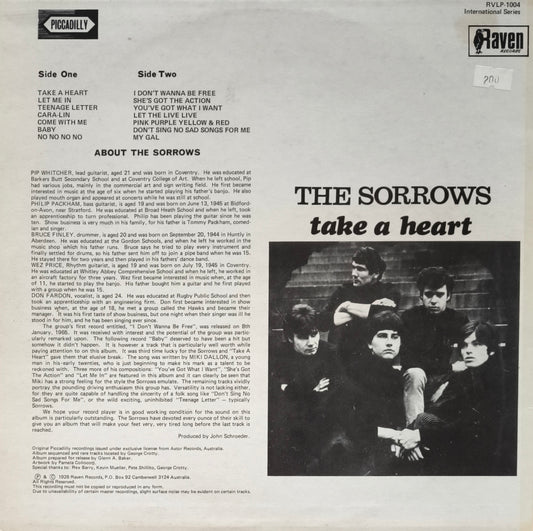 THE SORROWS - Take A Heart