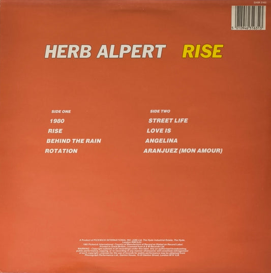 HERB ALPERT - Rise