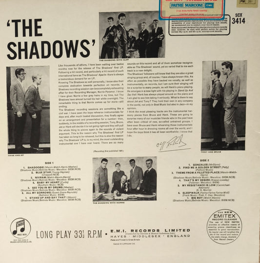 THE SHADOWS - The Shadows