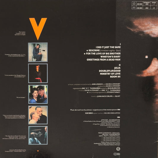 EURYTHMICS - 1984 (For The Love Of Big Brother)