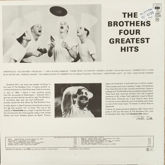 THE BROTHERS FOUR - Greatest Hits
