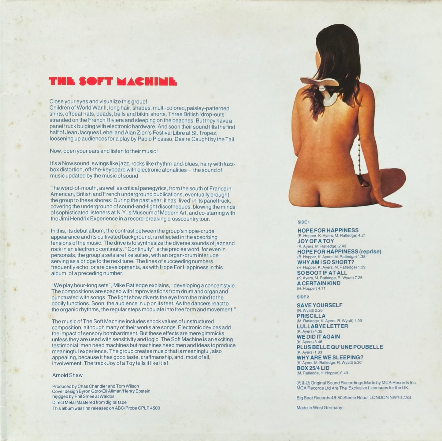 THE SOFT MACHINE - The Soft Machine