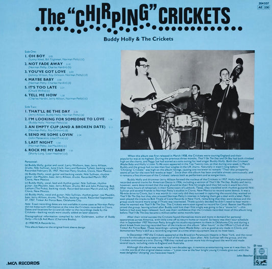 BUDDY HOLLY & THE CRICKETS - The "Chirping" Crickets