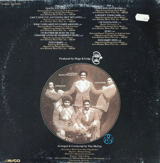 THE STYLISTICS - Thank You Baby