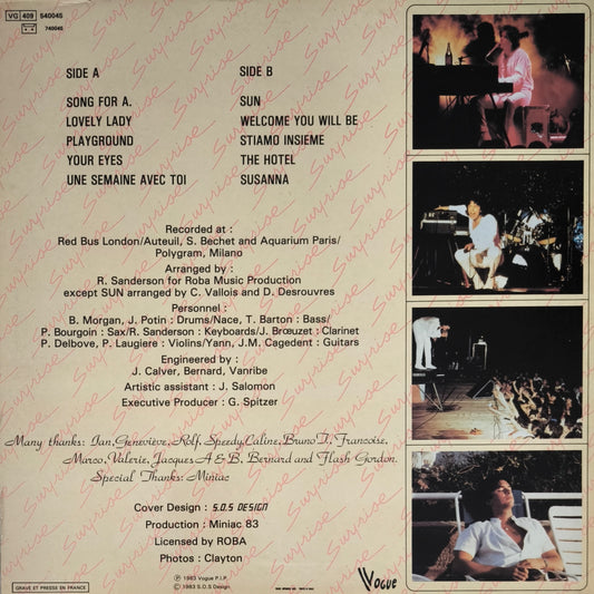 RICHARD SANDERSON - Surprise