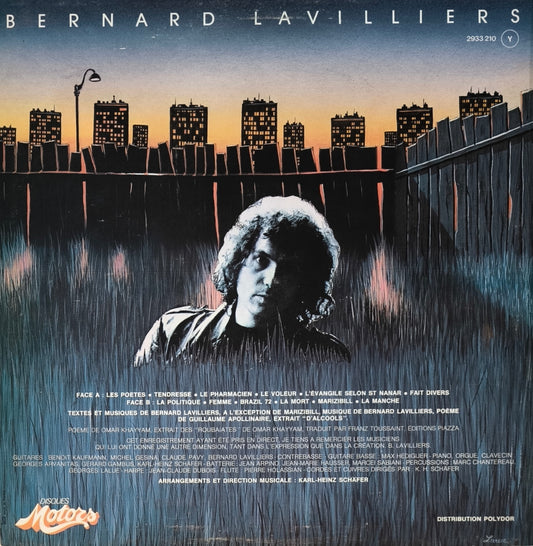 BERNARD LAVILLIERS - Les Poètes