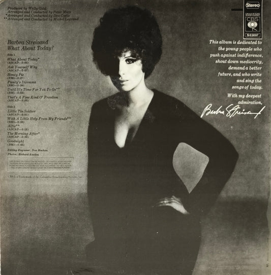BARBRA STREISAND - What About Today?