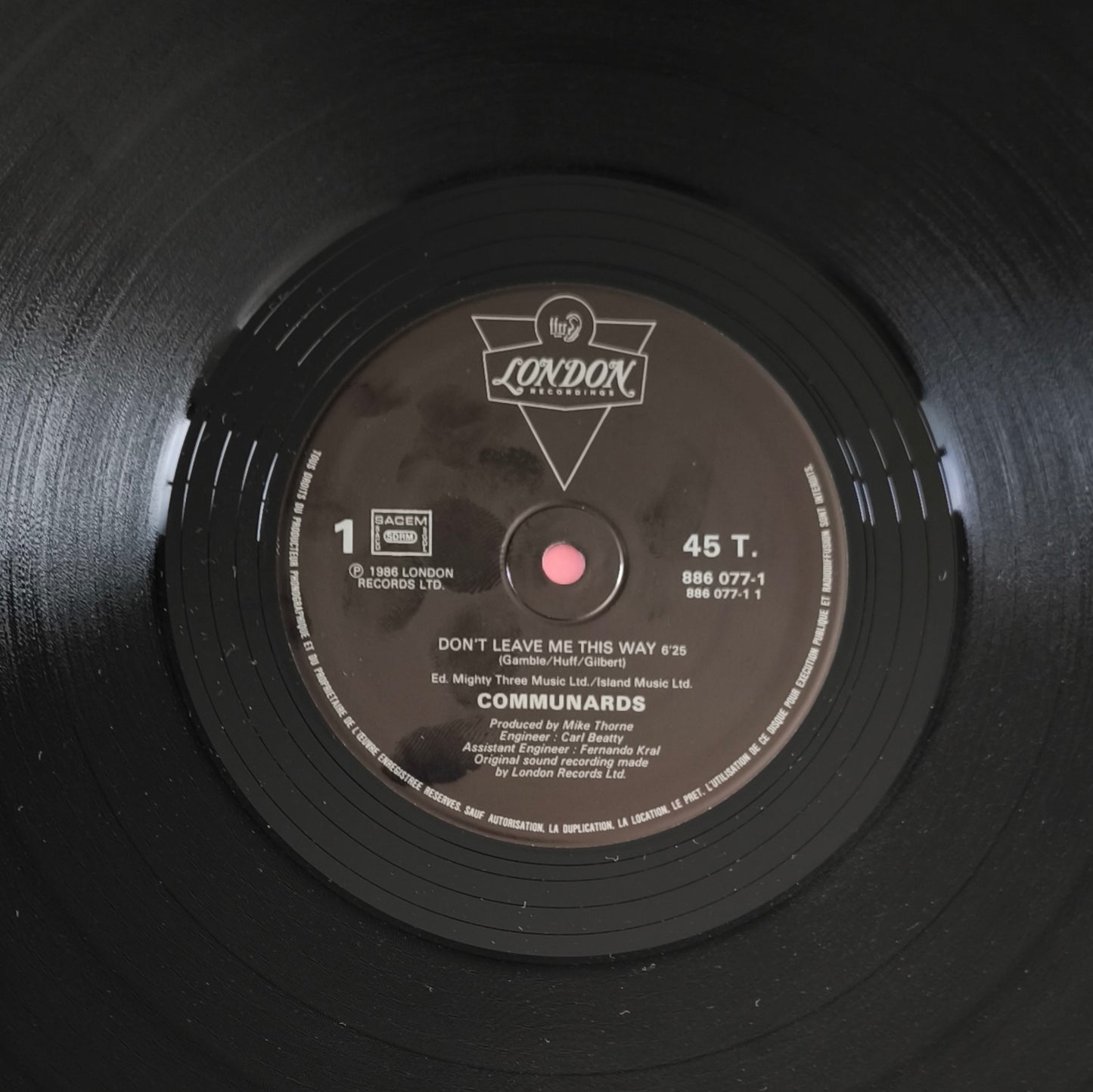 THE COMMUNARDS - Don't Leave me this Way