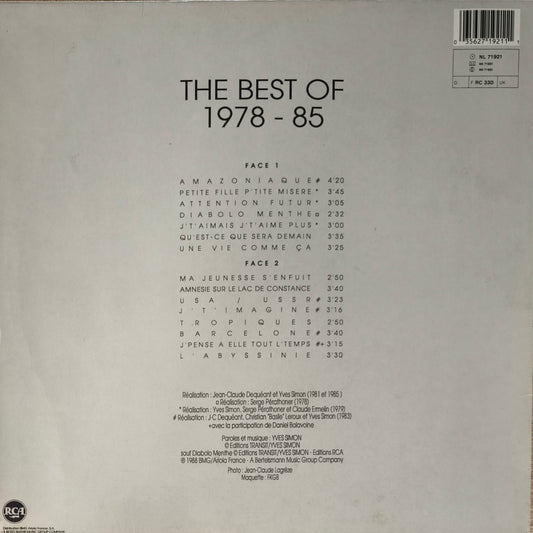 YVES SIMON - The Best Of 1978-85