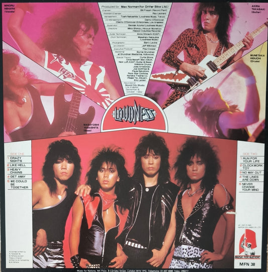 LOUDNESS - Thunder In The East (pressage UK)