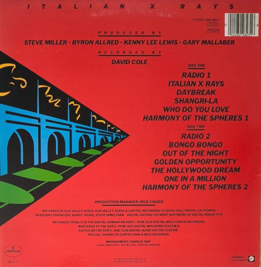 STEVE MILLER BAND - Italian X Rays