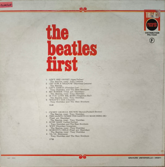 THE BEATLES AND TONY SHERIDAN - The Beatles First