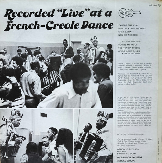 CLIFTON CHENIER - Live